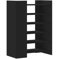 VidaXL Schuhschrank Schwarz 74,5x37,5x100 cm Holzwerkstoff