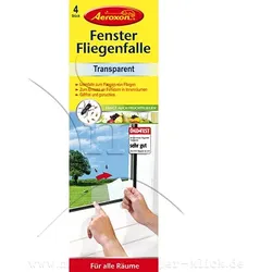 AEROXON Fenster Fliegenfalle 4 St