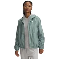 Under Armour SportStyle Windbreaker Jacke Damen 348 silica green/white