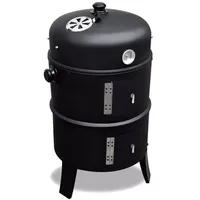 Ita Kombigrill Räuchergrill 3in1 schwarz