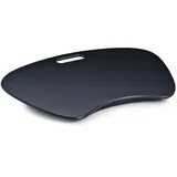 Zeller 13000 Laptop-Schoßtablett, MDF, 59 x 40 x 6 cm, schwarz