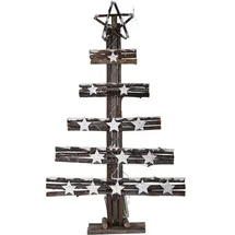 Spetebo Deko-Holzbaum 60 cm braun