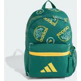 adidas Little Kids Snack Run Graphic Backpack Collegiate Green/Crew Yellow