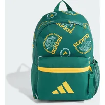 adidas Little Kids Snack Run Graphic Backpack Collegiate Green/Crew Yellow