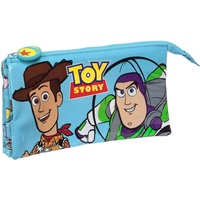 SAFTA Toy Story Dreifach-Klappetui "Ready To Play", hellblau, Estándar, Casual