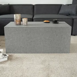 Home Deluxe Couchtisch Amiri L Farbe: Grau, Größe: 95 x 50 cm, Wohnzimmer, Wohnzimmertische, Couchtische