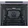 Respekta Backofen Herd Kochfeld Herdset Induktion Black Steel 2 Flexzonen Slider Respekta