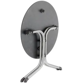 Sieger Boulevard Klapptisch Ø 85 x 73 cm Graphit/Schiefer