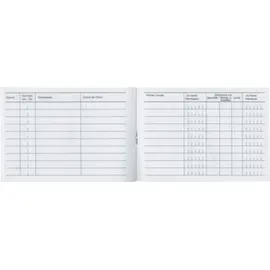 Toppoint Fahrtenbuch 10 Fahrtenbücher DIN A6 Weiß