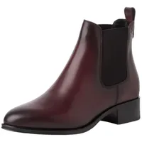 TAMARIS Damen Elegante Stiefelette 1-25019-43 Rot 537 Merlot Leder ... 37