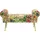 Kare Bank Flower Fever Gelb 100 cm