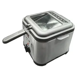 BASS Polska Fritteuse 3L 2000W Edelstahl schwarz/silber