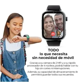SaveFamily SaveWatch Plus 2 GPS+Cellular 49,8 mm Schwarz Silikonarmband Loop
