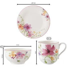 Villeroy & Boch Mariefleur Basic Frühstücks-Set 6-tlg.