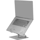 Mars Gaming MA-RSN, Laptop- und Tablet-Ständer bis 17", Höhenverstellung, 360o Drehung, weiß