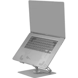 Mars Gaming MA-RSN, Laptop- und Tablet-Ständer bis 17", Höhenverstellung, 360o Drehung, weiß