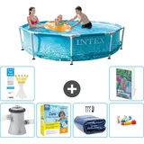 Frame Pool Rund - 305x76 Cm - 7-teilig  S181