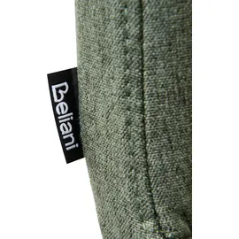 Beliani Esszimmerstuhl 2er Set Polyester grün gesteppt
