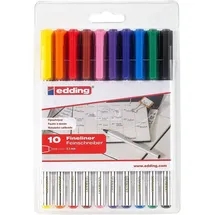 edding 89 office liner EF Fineliner farbsortiert 0,3 mm, 10 St.