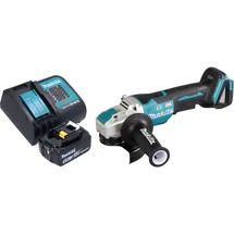 Makita DGA 520 ST1X1 Akku Winkelschleifer 18 V 125 mm X-LOCK Brushless + 1x Akku 5,0 Ah + Ladegerät