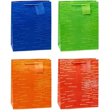 TSI Geschenktüten Groß 12 St. 32 x 26 x 13,5 cm