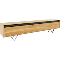 DeLife Designer-Lowboard Stonegrace 200 cm Eiche Natur Schiefer 4