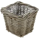 Pflanzer "Rattan" klein Blumenkasten Pflanzkorb Pflanzschale Blumentopf