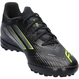 adidas F50 League TF Herren Core Black/Iron Metallic/Lucid Lemon 43 1/3