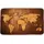 Sanilo Badteppich World Map Braun 50 x 80 cm