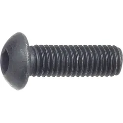 Linsenschraube ISO 7380-1 - 10.9 Stahl blank - M10x30 mm