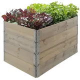 Trutzholm Hochbeet 120 x 80 x 80 cm Grau