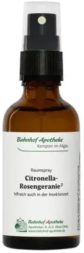Bahnhof-Apotheke Citronella-Rosengeranie-Öl Raumspray
