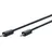 Clicktronic MP3-Audiokabel 3,5mm Klinken-Stecker > 3,5mm Klinken-Stecker 1,0m (70476)