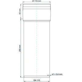 OEM Polo-kal XS-Rohr DN 110