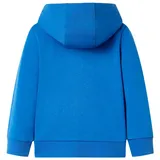 vidaXL Kinder-Kapuzenpullover mit Reißverschluss Blau 116