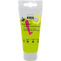Kreul Kids Art Kinder-Künstlerfarbe, Gelbgrün 75 ml Tube, Schulmalfarbe