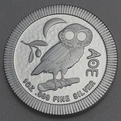 Silbermünze 1oz Eule von Athen verschiedene Jahrgänge (Niue)