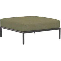 LEVEL2 Outdoor Ottoman Lounge-Modul 3 Blattgrün Dunkelgrau