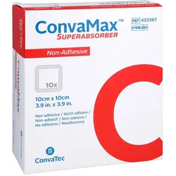 Convamax Superabsorber nicht adh siv 10x10 cm