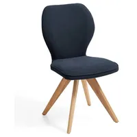 Niehoff Sitzmöbel Colorado Trend-Line Design-Stuhl Wildeiche/Webstoff - 180° drehbar - Natur
