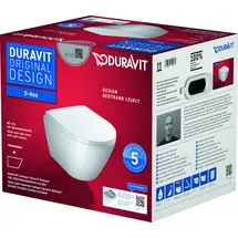 Duravit D-Neo Wand-WC mit WC-Sitz Weiß