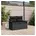 vidaXL Loungesofa schwarz