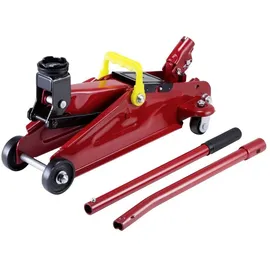 TOOLCRAFT Rangierwagenheber Stahl 13,5 - 33,5 cm rot