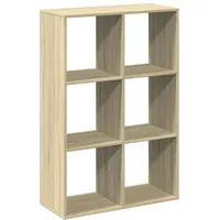 vidaXL Raumteiler-Bücherregal 69,5 x 29 x 103,5 cm Braun