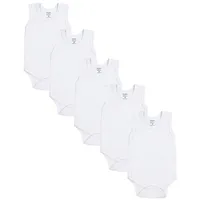 TupTam Baby Jungen Achselbody – Weicher Baby Body im 5er Pack aus Baumwolle, Body Baby Unifarben OEKO-TEX zertifiziert, Farbe: Farbenmix 4, Kinder Größe: 86 - 86