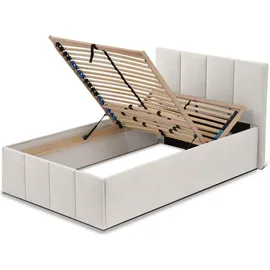 Halmon Schlafkomfort Betten Dalas 100 x 200 cm H3 Beige