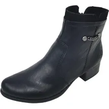 Rieker Damen Stiefeletten 78660 Kurzstiefel schwarz 40 EU