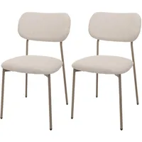 Mendler 2er-Set Esszimmerstuhl HWC-O26, K√ochenstuhl Polsterstuhl Stuhl, Cord (330g/m¬≤)
