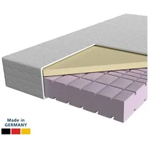 AM Qualitätsmatratzen Premium Visco Matratze, 120x200 H3 - Kaltschaum Matratze Viscoschaum - 23 cm Höhe