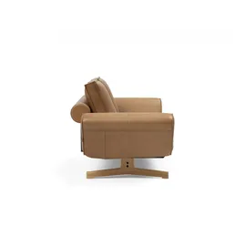Innovation Living 3-Sitzer INNOVATION LIVING TM "Ghia Schlafsofa, Couch mit Wohlfühl-Faktor", braun, B:178cm H:83cm T:93cm, Sofas, eine große Liegefläche mit geringer Stellfläche, beidseitig abklappbar